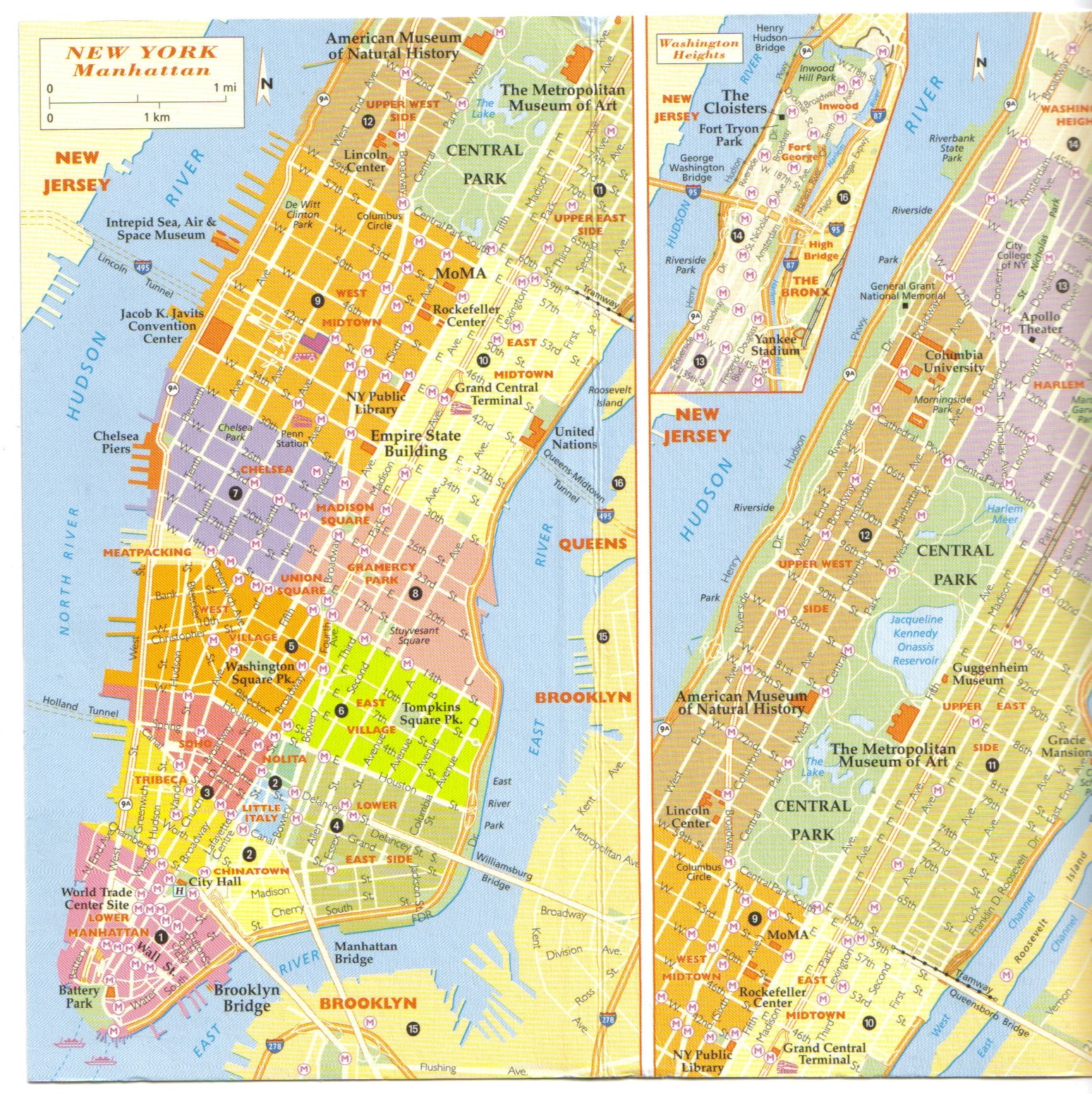 Carte De New York City Aux tats Unis Carte De New York City Aux tats Unis